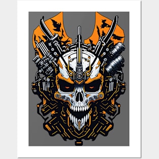 Mecha Skull S02 D73 Posters and Art